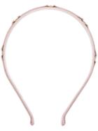 Salvatore Ferragamo Logo Engraved Hairband - Nude & Neutrals