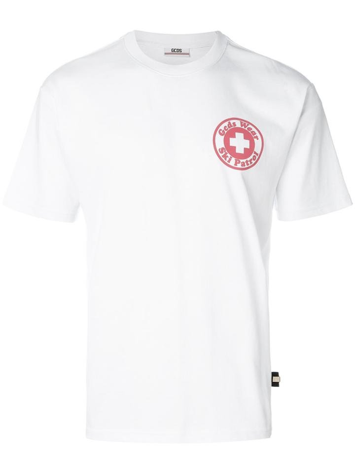 Gcds Logo Print T-shirt - White