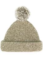Acne Studios Knitted Beanie Hat - Green
