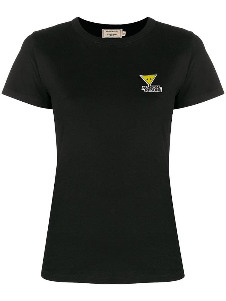 Maison Kitsuné Triangle Fox Patch T-shirt - Black