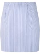 Ottolinger - Striped Fitted Skirt - Women - Cotton - M, Blue, Cotton