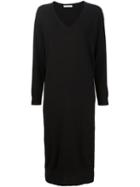 Tomas Maier Boxy Sweater Dress, Women's, Size: 4, Black, Cashmere