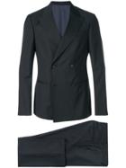 Z Zegna Peaked Two-piece Formal Suit - Black