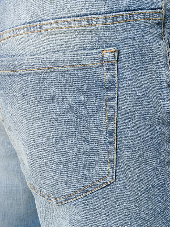 Represent Slashed Knee Jeans - Blue