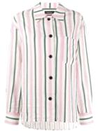 Isabel Marant Striped Shirt - White Green Pink
