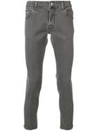 Entre Amis Cropped Slim-fit Jeans - Grey