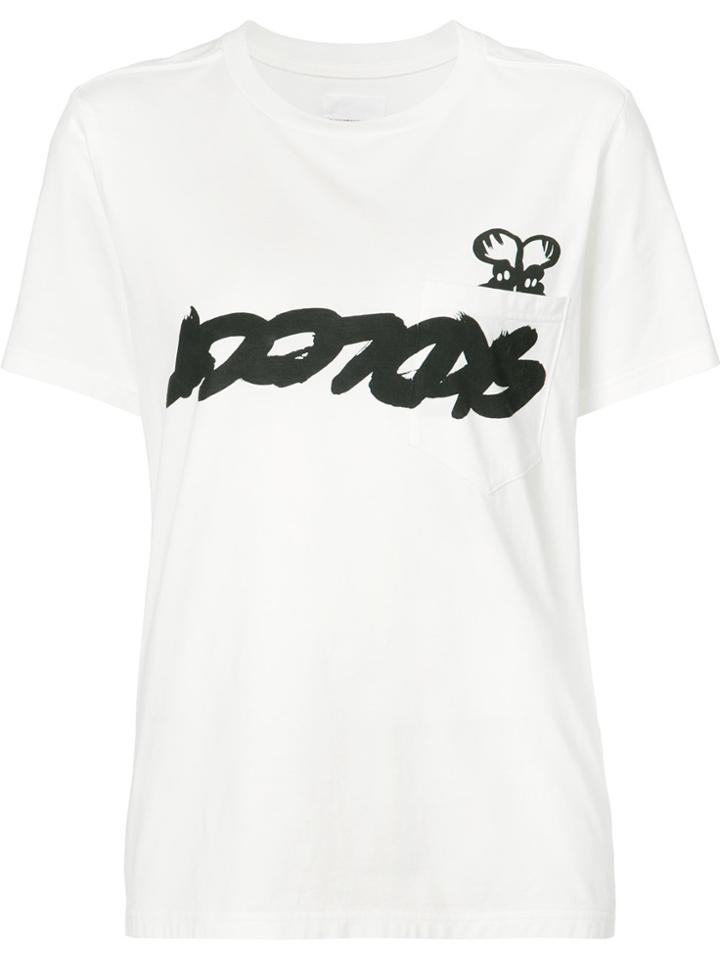 Takahiromiyashita The Soloist Front Print T-shirt - White
