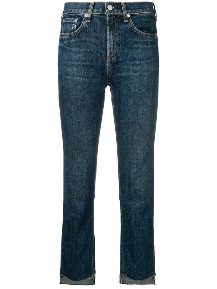 Rag & Bone Stove Pipe Jeans - Blue