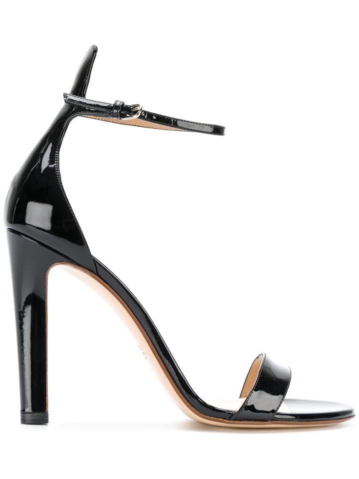 Francesco Russo Ankle Strap Sandals - Black