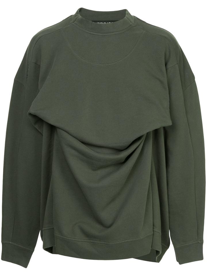 Y / Project Double Sweatshirt - Green