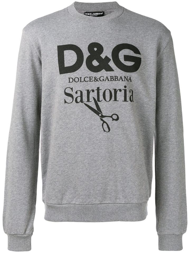 Dolce & Gabbana Sartoria Jersey Sweater - Grey