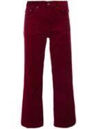Marc Jacobs Corduroy Cropped Trousers - Red