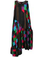 Ter Et Bantine Printed Midi Swing Dress - Multicolour
