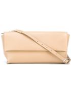 The Row Rectangular Flap Shoulder Bag, Women's, Nude/neutrals, Calf Leather