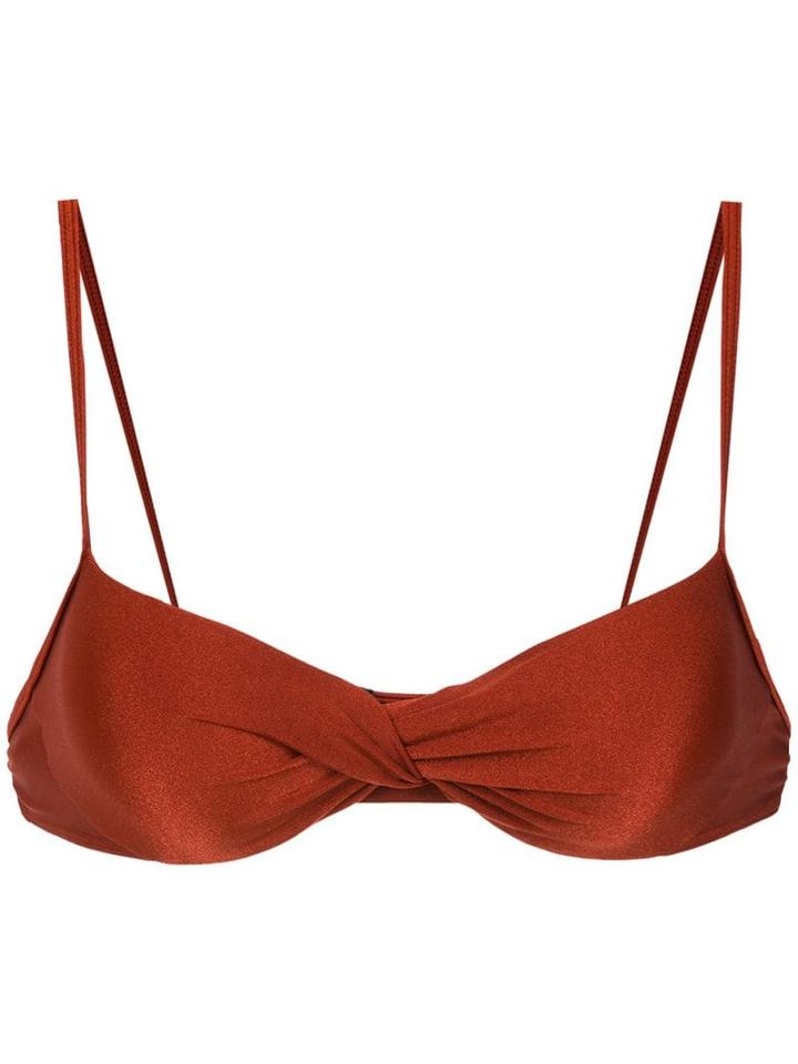 Lygia & Nanny Cassis Bikini Top - Red