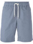 Soulland 'fairplay' Dotted Shorts, Men's, Size: Small, Blue, Cotton