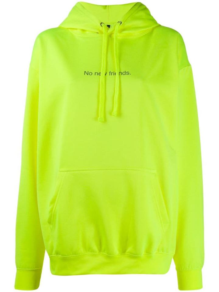 F.a.m.t. No New Friends Hoodie - Yellow
