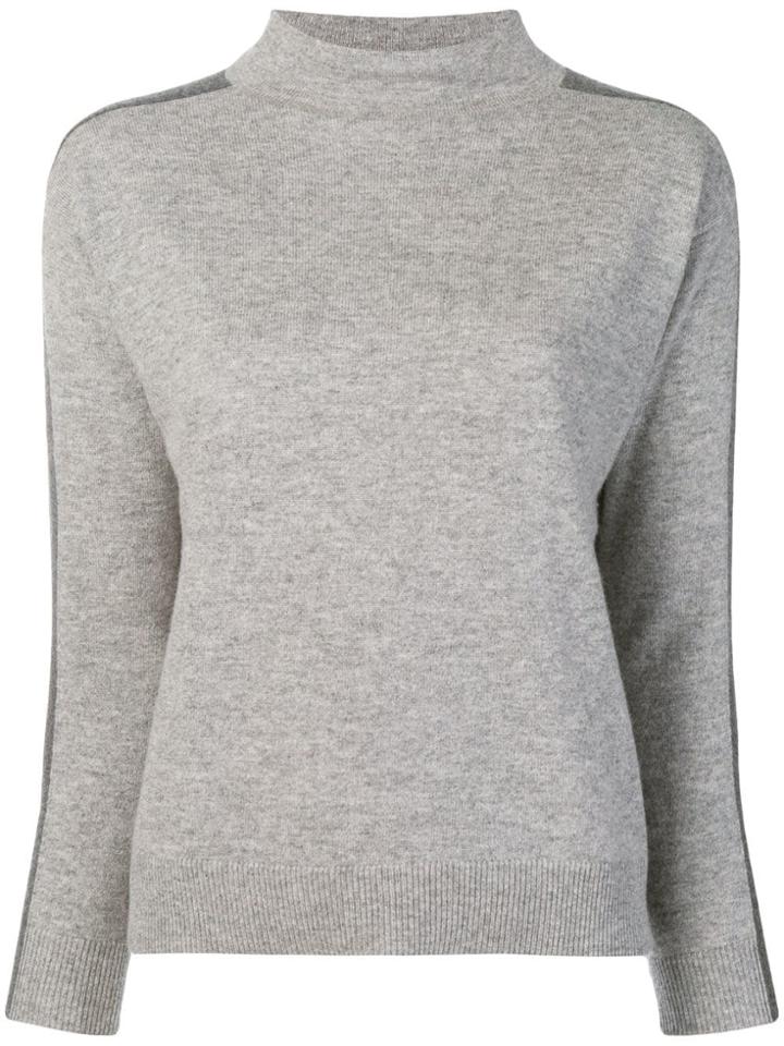 Max Mara Studio Mock Neck Sweater - Grey