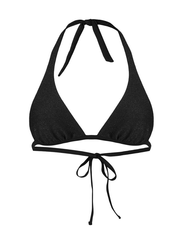 Fisico Halter Bikini Top - Black