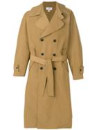 Sunnei Belted Trench Coat - Brown