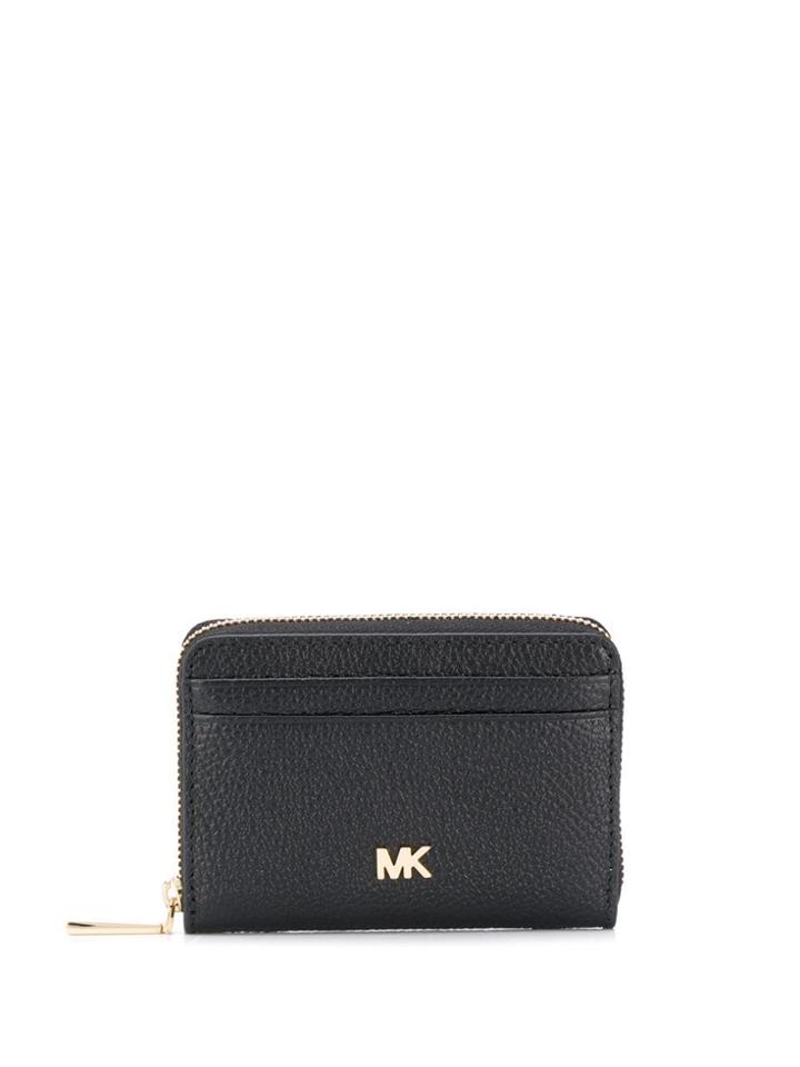 Michael Michael Kors Small Pebbled Leather Wallet - Black