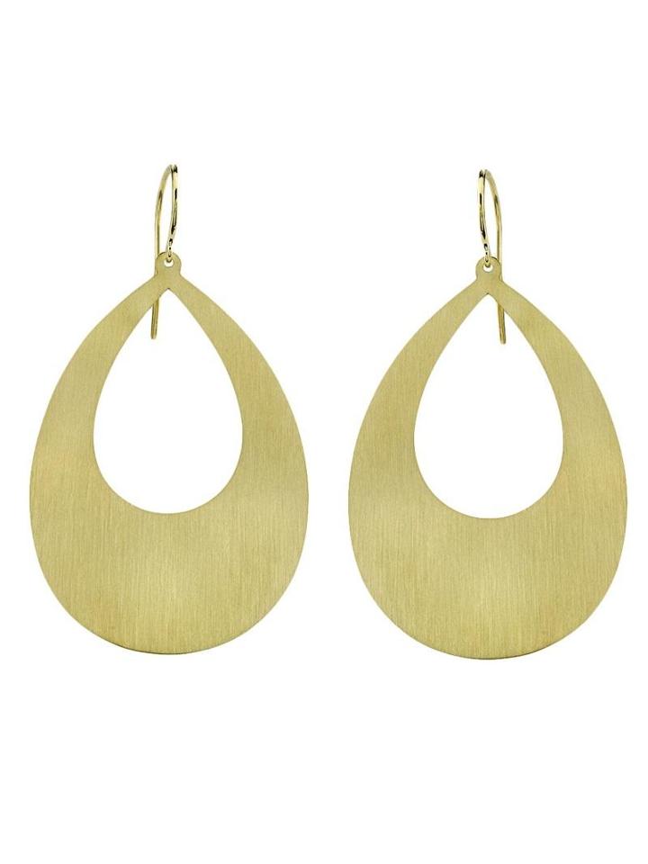 Irene Neuwirth Flat Pear Shape Earring
