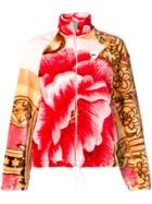 Marine Serre Printed Bomber Jacket - Pink