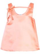 Prada Bow Detail Tank Top - Pink