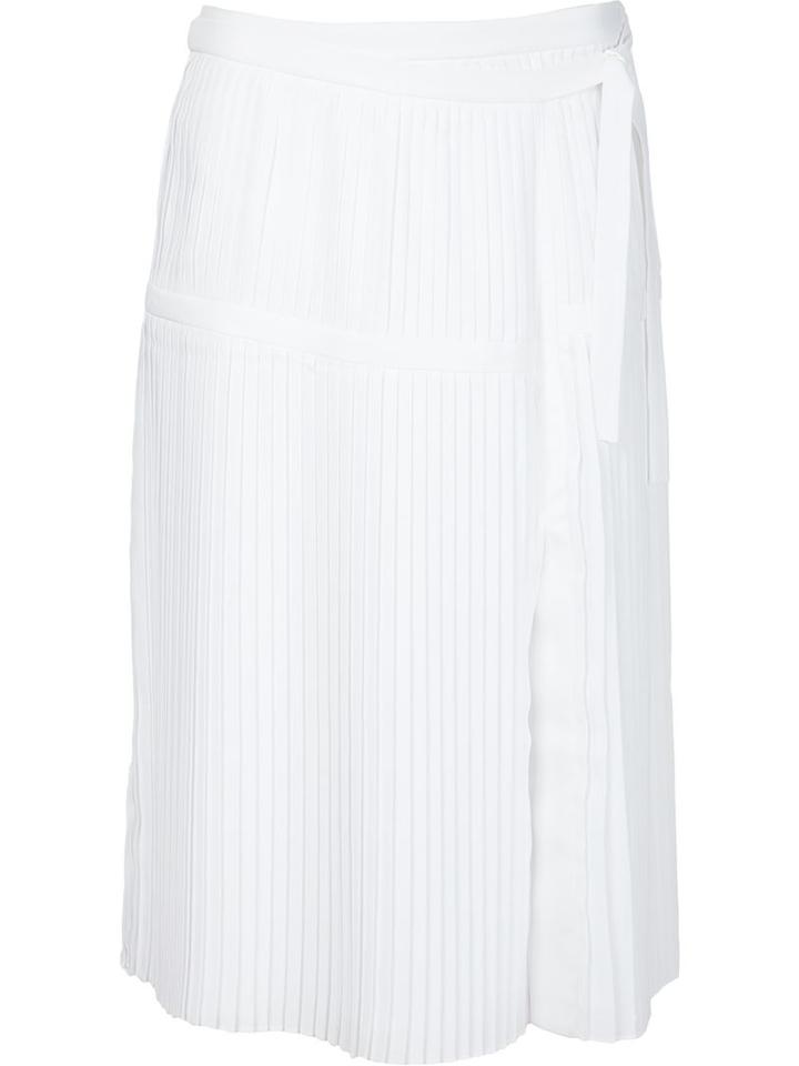 Altuzarra 'mayumi' Pleated Skirt, Women's, Size: 36, White, Polyester