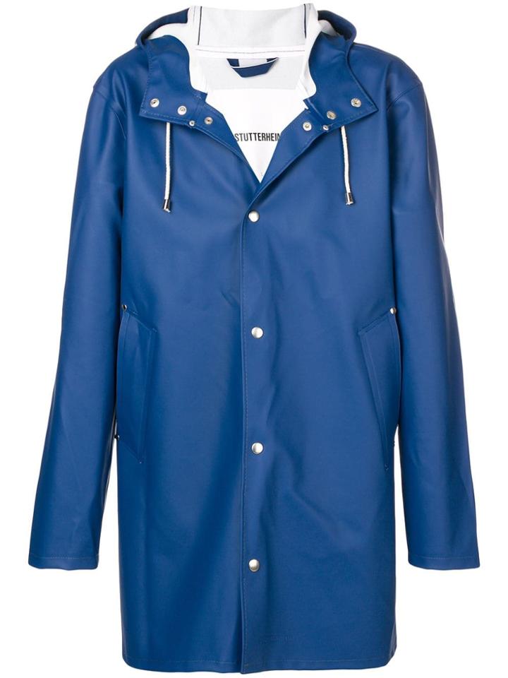 Stutterheim Stockholm Rain Coat - Blue