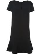 Stella Mccartney Boat Neck Dress, Women's, Size: 44, Black, Viscose/acetate/spandex/elastane