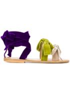 Gia Couture Colour-block Sandals - Multicolour