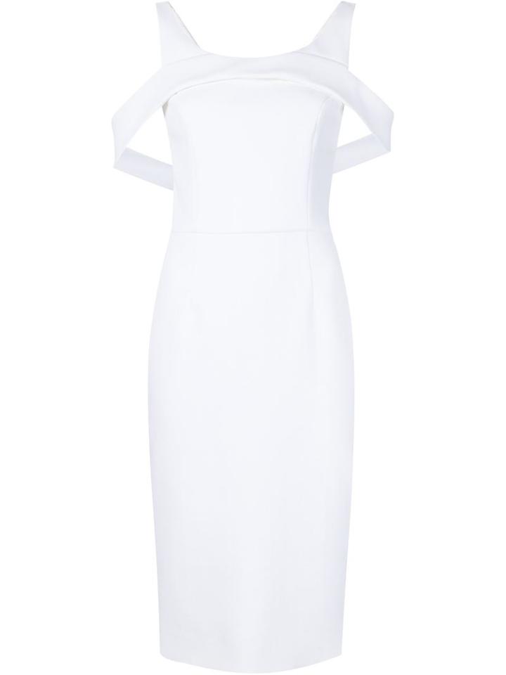 Christian Siriano Arm Strap Midi Dress
