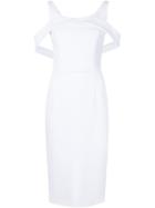 Christian Siriano Arm Strap Midi Dress