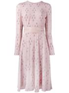 Valentino 'russian Ballet' Print Dress, Women's, Size: 44, Nude/neutrals, Silk/spandex/elastane