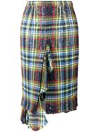 Marco De Vincenzo Tartan Checked Skirt - Multicolour