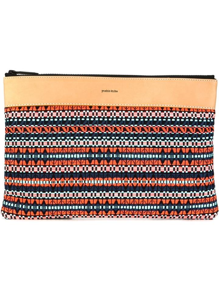 Yoshio Kubo 'traffic' Clutch Bag