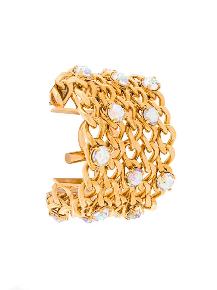 Chanel Vintage Link Layered Bracelet - Metallic
