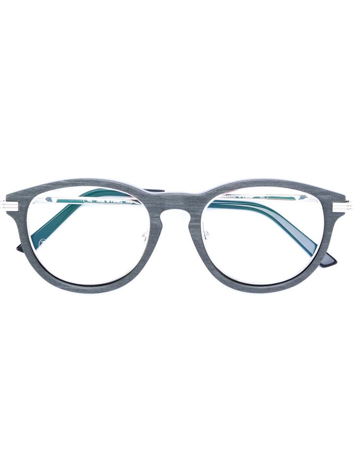 Cartier Round Frame Glasses - Grey