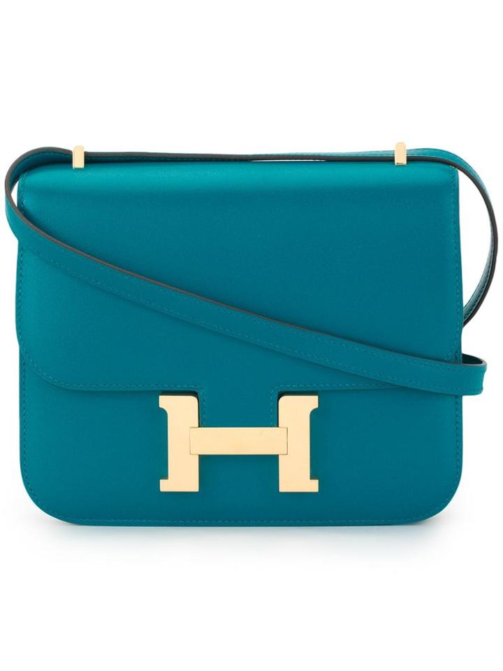 Hermès Vintage Constance Shoulder Bag - Blue