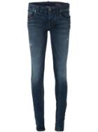 Diesel Skinny Jeans, Women's, Size: 25, Blue, Cotton/polyester/spandex/elastane