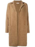 's Max Mara Open Cardi-coat, Women's, Size: Large, Brown, Polyamide/spandex/elastane/mohair/wool