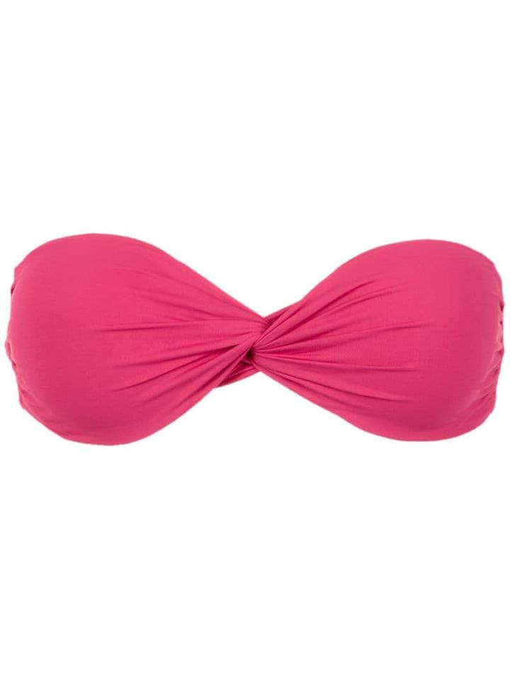 Martha Medeiros Bandeau Bikini Top - Pink