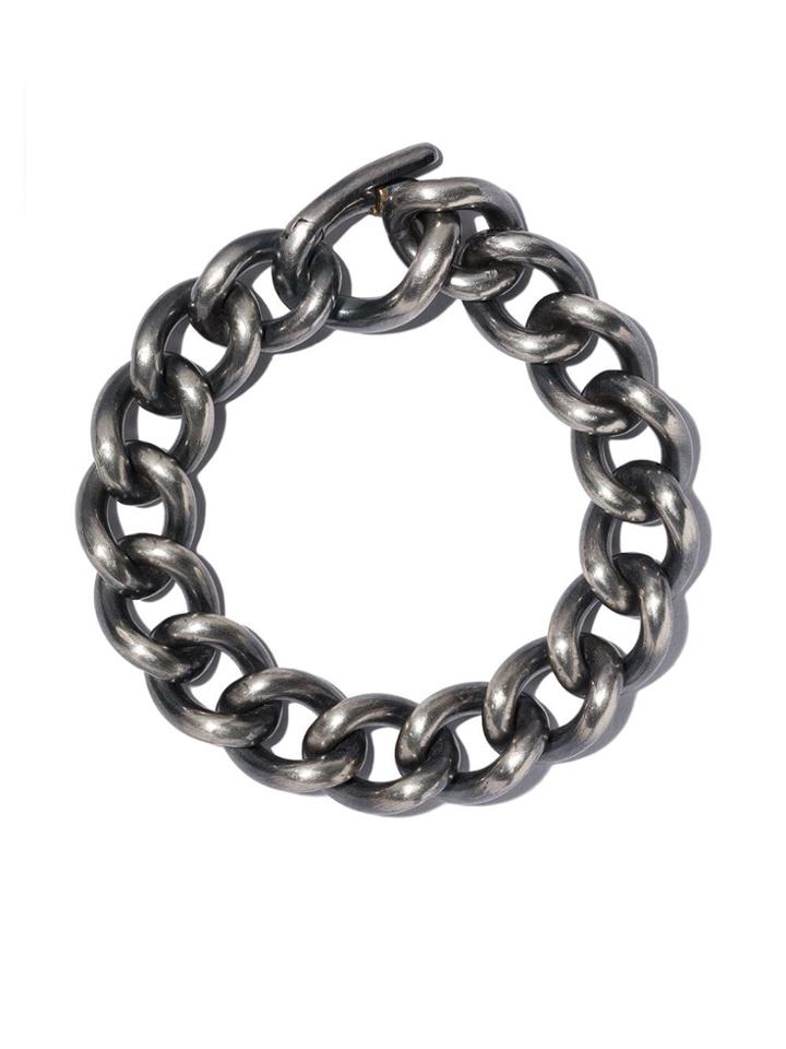 Hum Chunky Cable Chain Bracelet - Silver