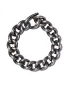 Hum Chunky Cable Chain Bracelet - Silver