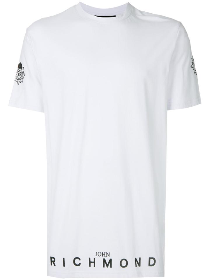 John Richmond Logo Patch T-shirt - White