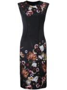 Ginger & Smart Liaison Fitted Dress, Women's, Size: 12, Black, Silk/spandex/elastane/viscose