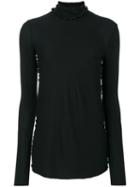 Helmut Lang - Roll Neck Jumper - Women - Modal/supima Cotton - M, Black, Modal/supima Cotton