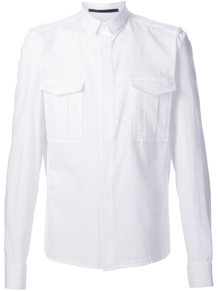 Haider Ackermann Military Style Shirt