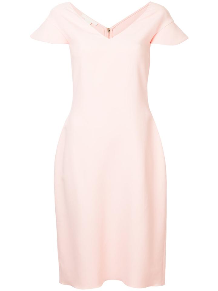 Antonio Berardi Shortsleeved Dress - Pink & Purple
